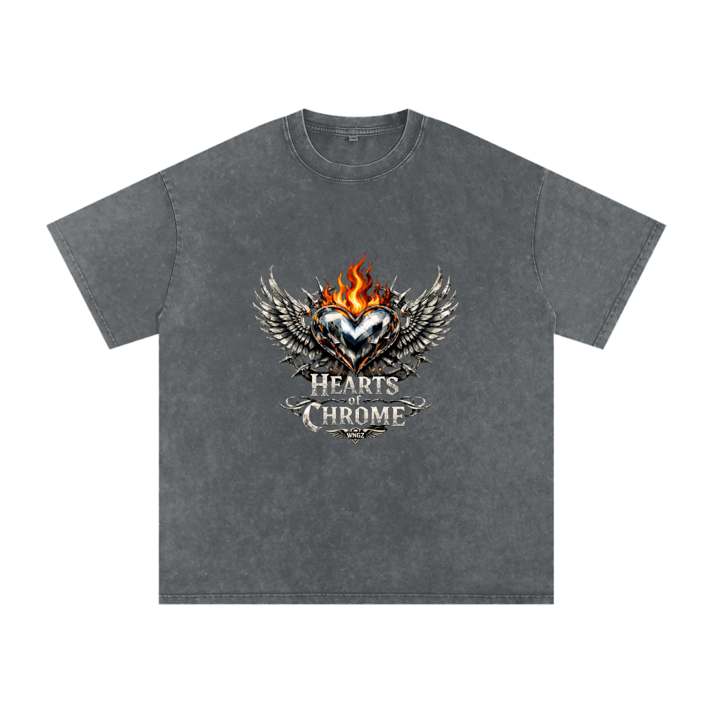 Heart of Chrome graphic t-shirt (Maxxcupid Collab)